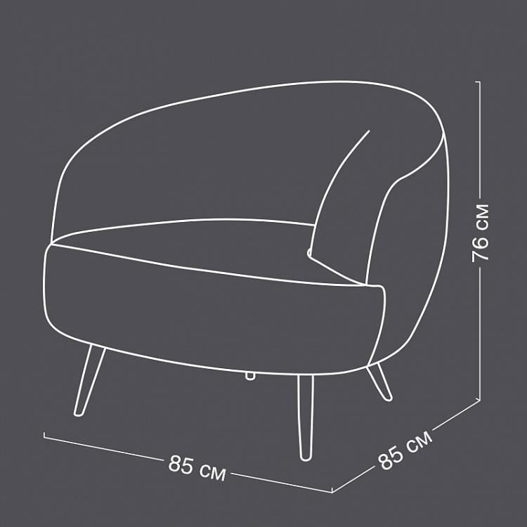 Кресло Круиз, ножки золотого цвета Cruise Chair PF