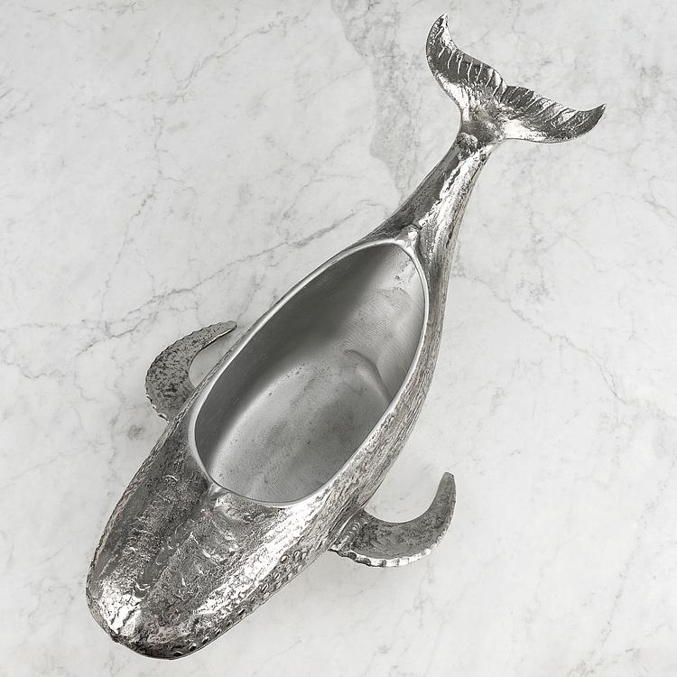Ведро для льда Кит Whale Ice Bucket Silver