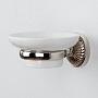 Мыльница Wall Mount Soap Rosace Nickel And Ceramic