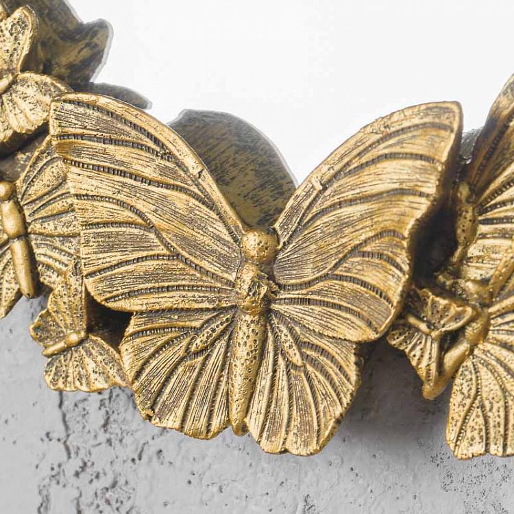 Зеркало Золотые Бабочки Mirror With Antique Gold Butterflies