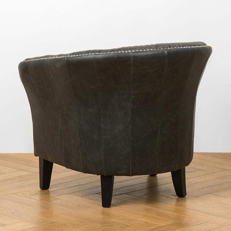 Кресло Леон, чёрные ножки Leon Chair, Oak Black