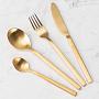 Набор из 4-х столовых приборов Set Of 4 Cutlery Matt Gold
