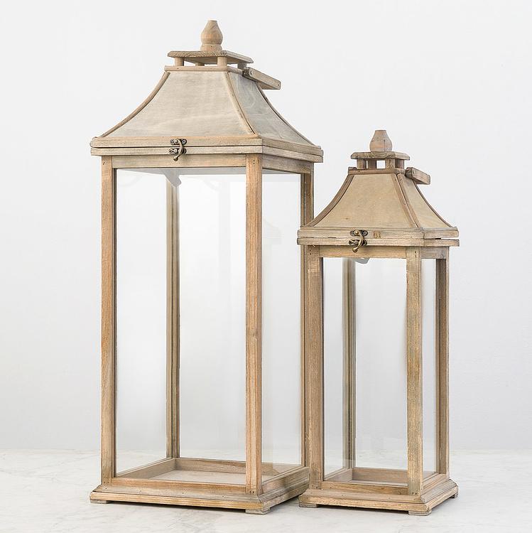 Набор из двух подсвечников-фонарей Ивона Set Of 2 Garden Candle Lanterns Ivona