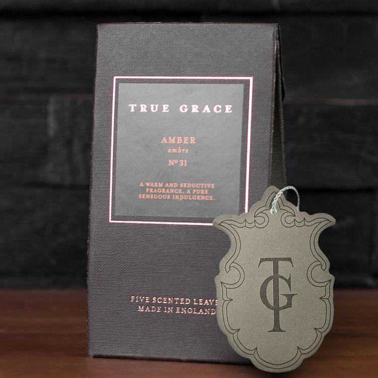 Ароматизатор в авто Янтарь Scented Leaves Amber