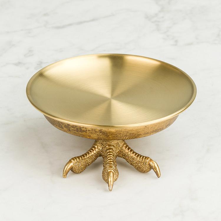 Круглый поднос-тортовница на птичьих лапах Bird Feet Tray