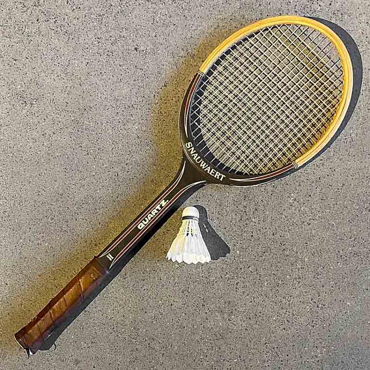 Винтажная ракетка и воланчик 4 Vintage Racket And Shuttlecock 4