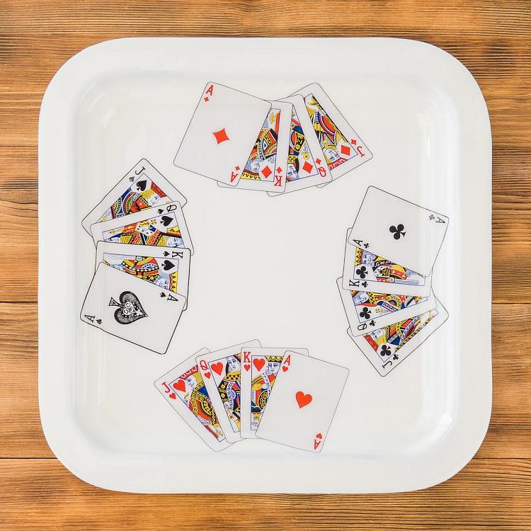 Поднос эмалированный Казино Casino Enameled Tray