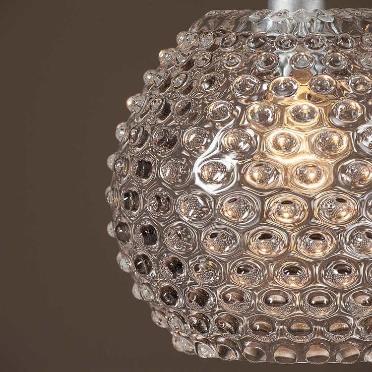 Подвесной светильник Даймонд из прозрачного стекла Diamond Tip Hanging Lamp Clear Glass
