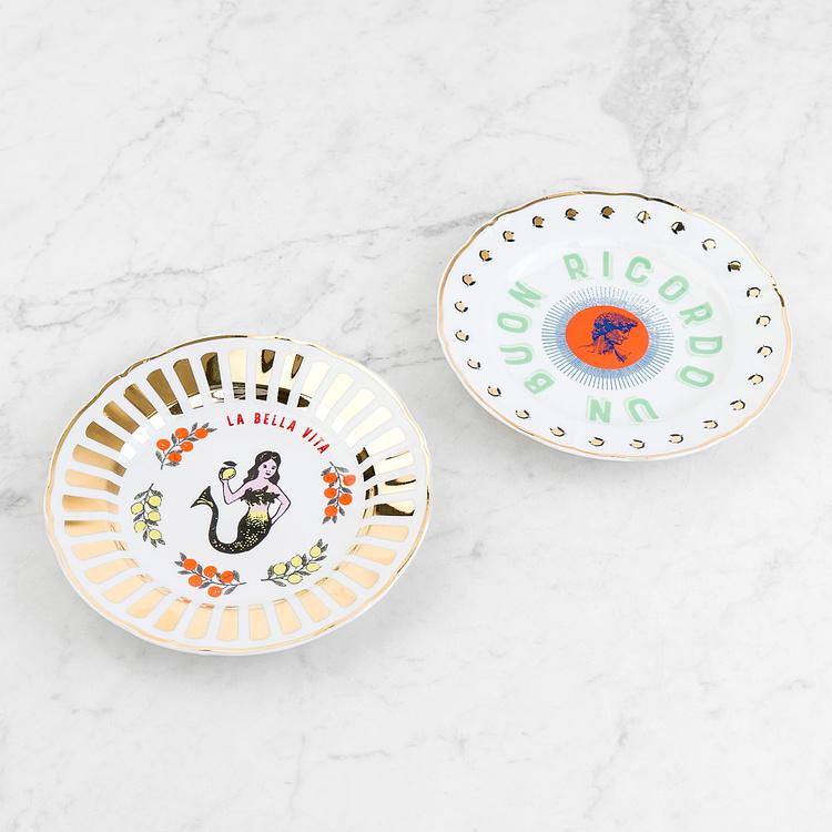 Тарелка для фруктов Хорошие воспоминания Давид Un Buon Ricordo Fruit Plate David