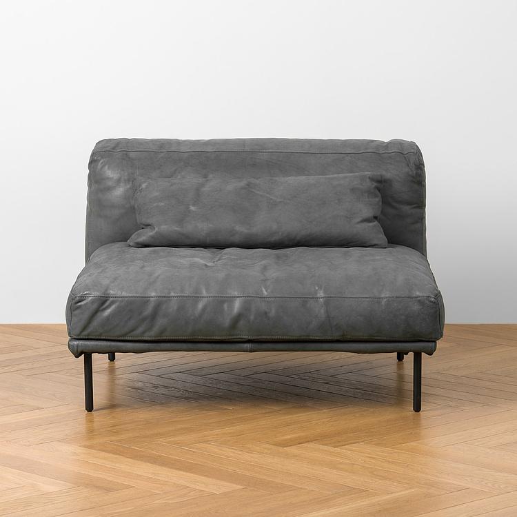 Угловой модульный кожаный диван Студио Studio Group Leather