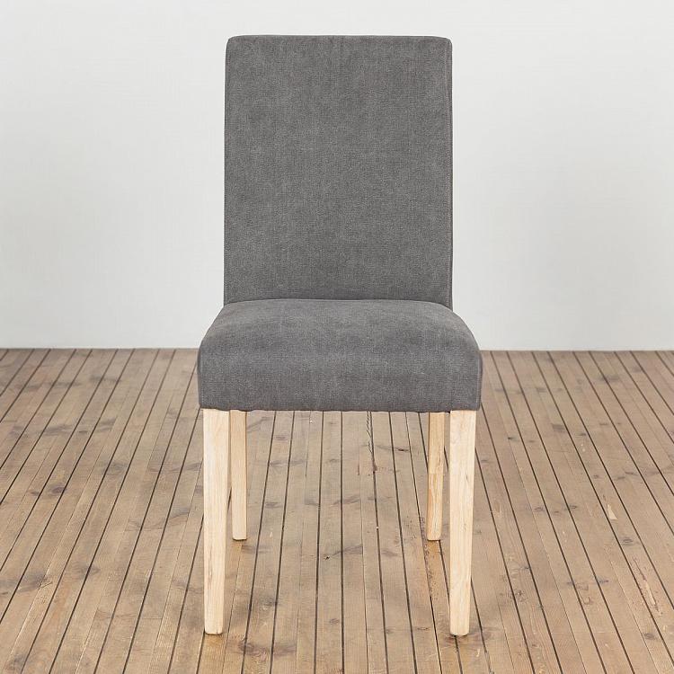 Серый стул Дидье Didier Dining Chair, Oak White