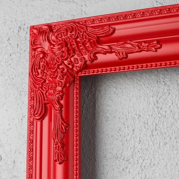 Декоративная красная рама Барокко Baroque Frame Red