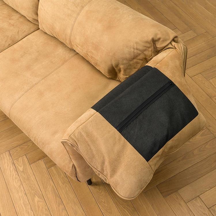 Трёхместный диван Хайвей Highway 3 Seater, Black Matt Metal RM