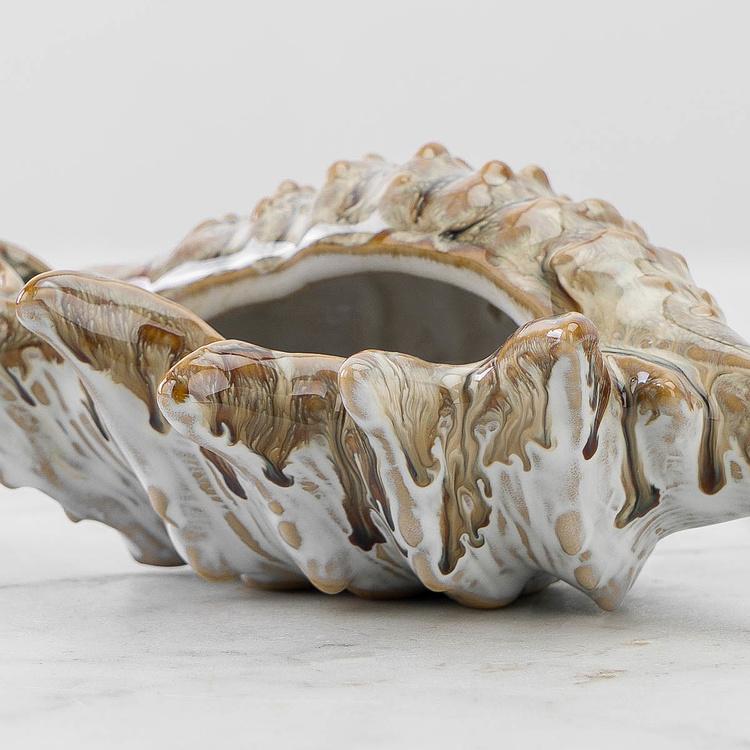 Статуэтка Зелёная ракушка Decoration Shell Green