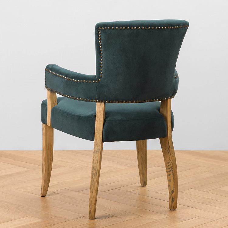 Стул Ньюпорт с подлокотниками, светлые ножки Newport Dining Chair, Oak Brown
