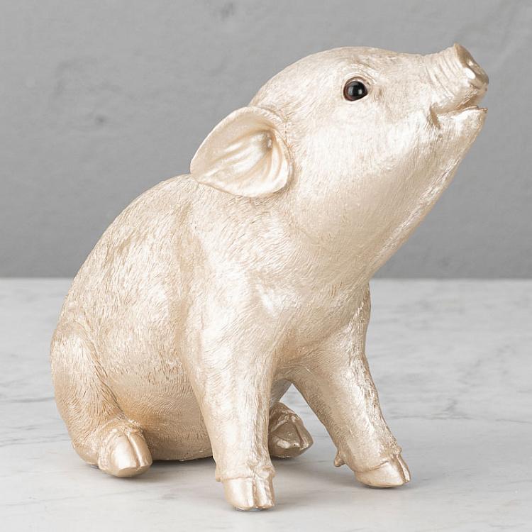 Копилка Золотой поросёнок Piggy Bank Rose Gold
