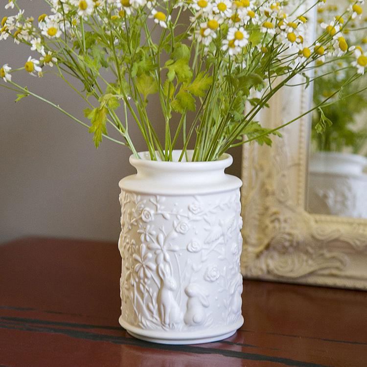 Белая ёмкость для хранения Сказочный сад Pot Fairy Garden White