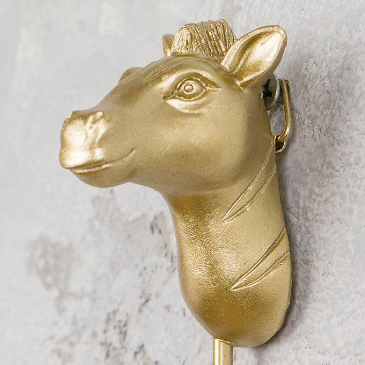 Набор из трёх золотых крючков с животными Set Of 3 Hooks Animals Gold