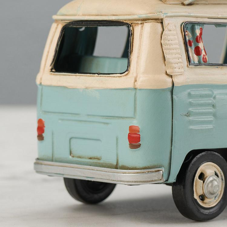 Фигурка Бело-голубой минивэн Toy Combi Van Clear Blue
