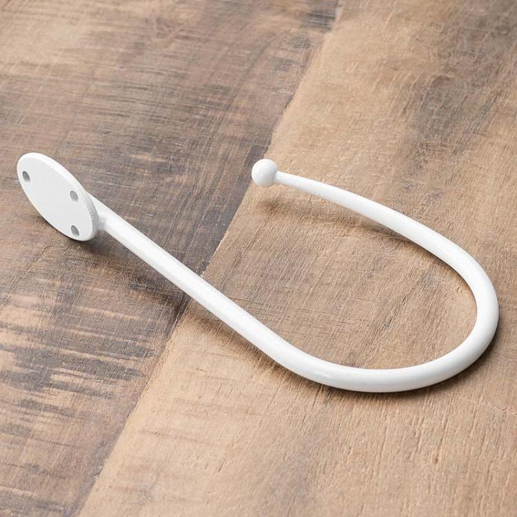 Держатель для шторы Элегант Ост белый Elegant Ost Curtains Holder White