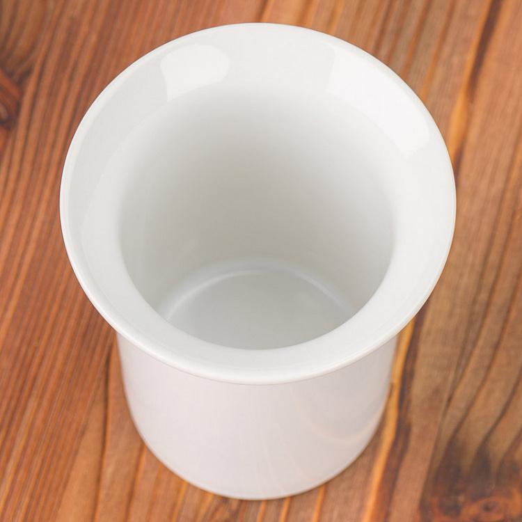 Белый стакан для зубных щёток Tumbler White