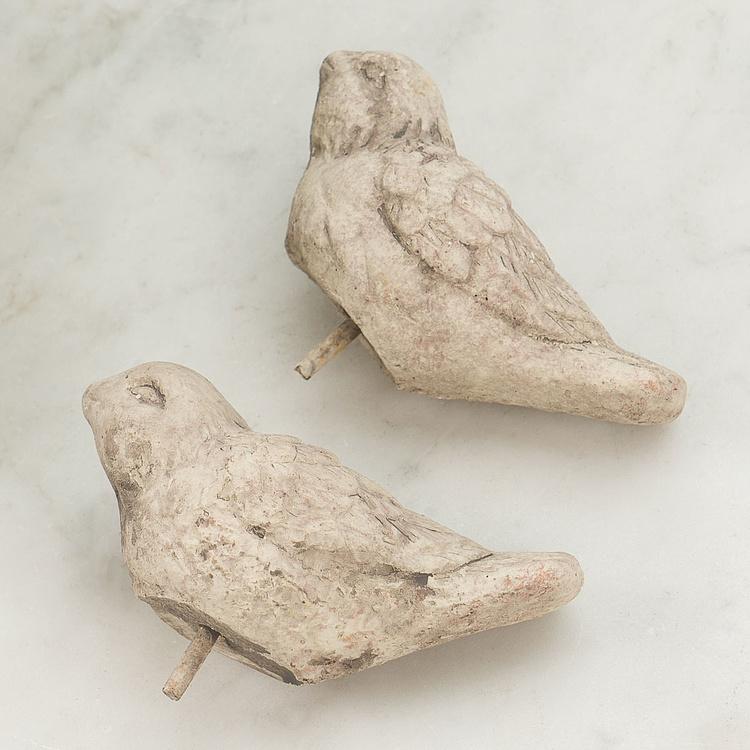 Чаша на подставке Птицы Bird Bath On Feet Grey