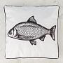 Декоративная подушка Cushion Fish White