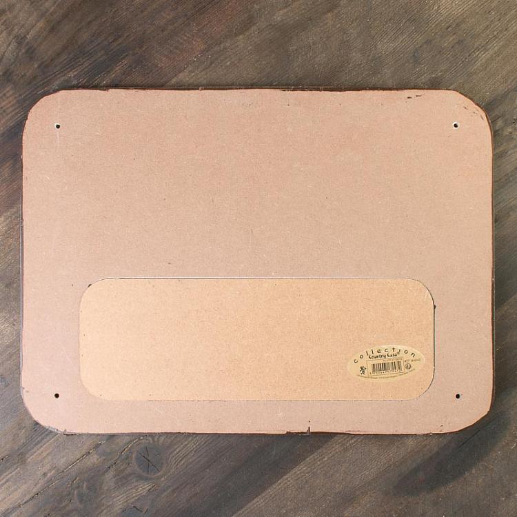 Табличка WiFi пароль Panneau En Bois Wifi Password Fond Blanc/Noir