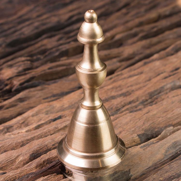 Набор из трёх ручных колокольчиков Set Of 3 Bells Brass Patina