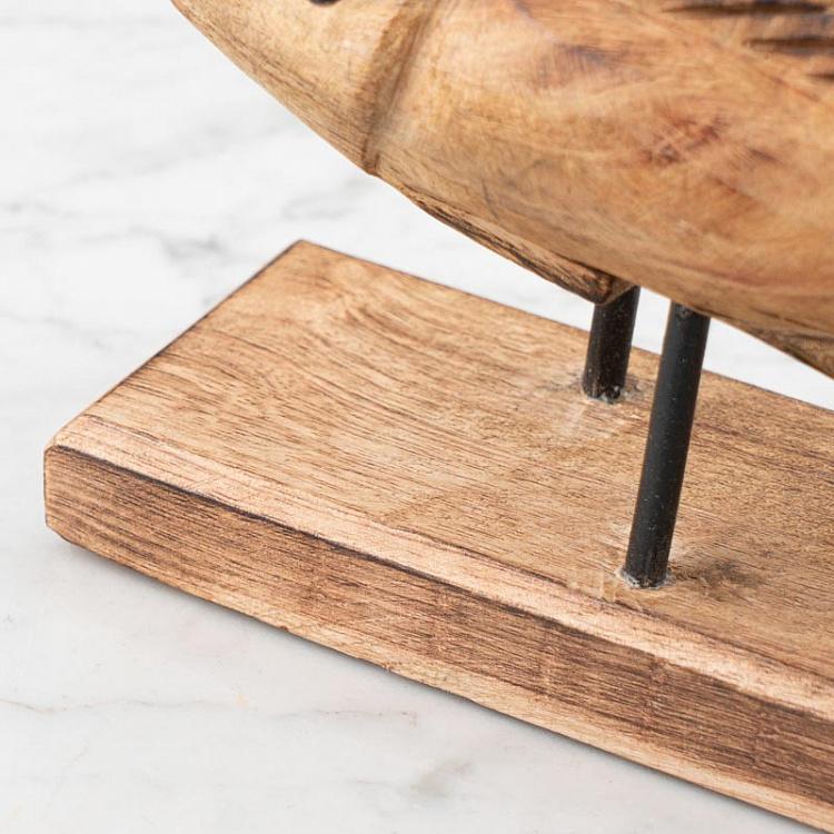 Статуэтка из дерева манго Рыбы Decorative Object Fish Mango Wood