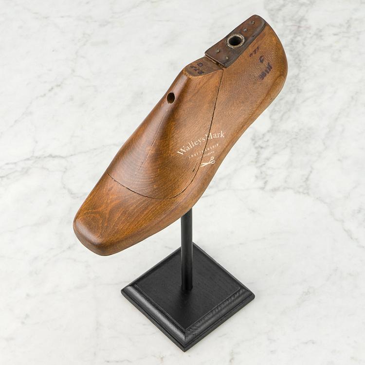 Cтатуэтка на подставке Обувная колодка Shoe Mull, Red Antique