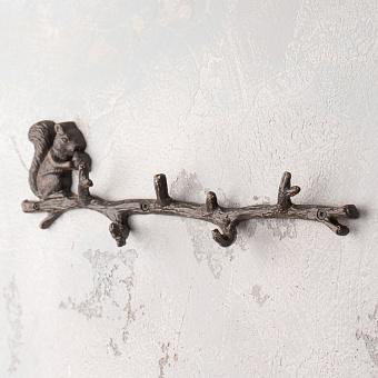 Coat Holder Squirrel On Branch