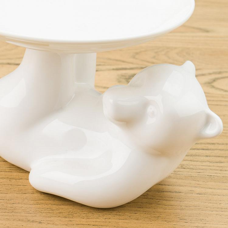 Сервировочная подставка Медведь, S Decorative Plate Bear Small