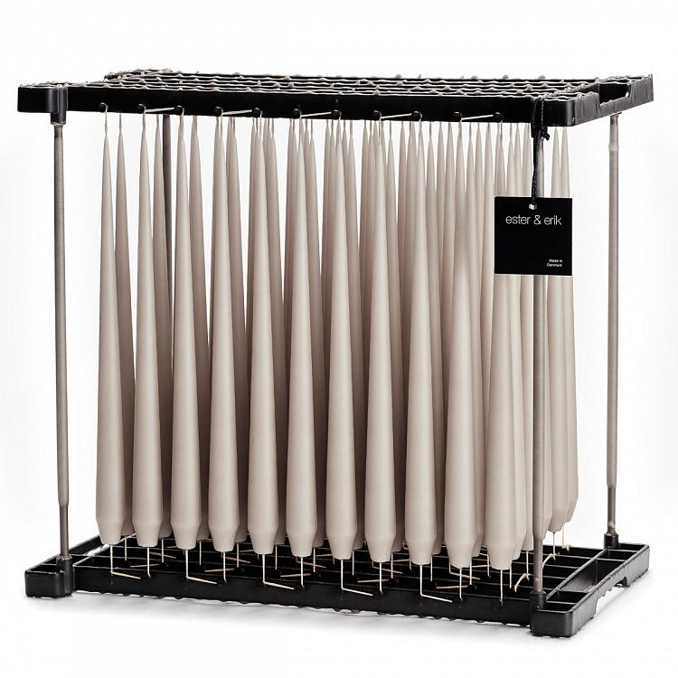 Парафиновая свеча конусная матовая Taper Candle Matt