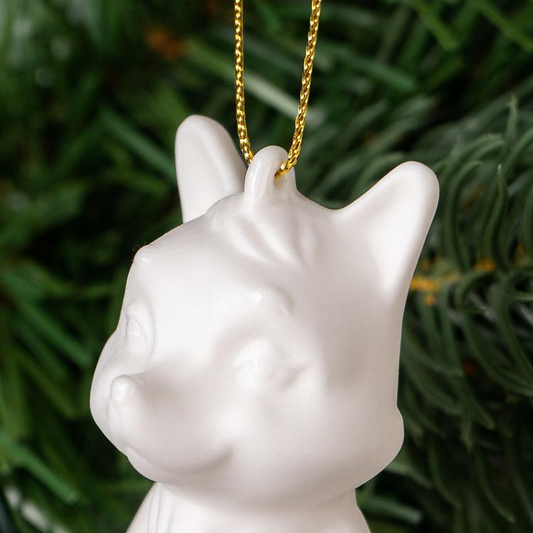 Коллекционная ёлочная игрушка Лисёнок Fox Collectible Toy 9,5 cm