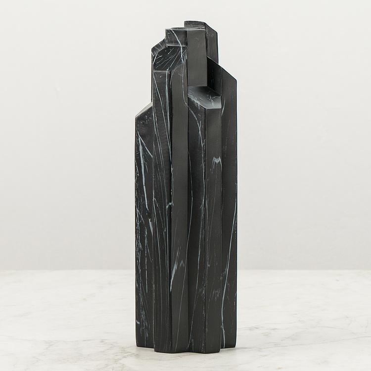 Подсвечник Геометрические блоки Geometric Blocks Tall Candle Holder Silver