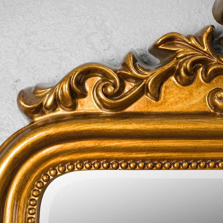 Зеркало в золотой раме Алиса Alice Mirror Gold