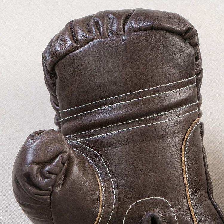 Декоративные кожаные боксёрские перчатки в винтажном стиле Boxing Gloves RM