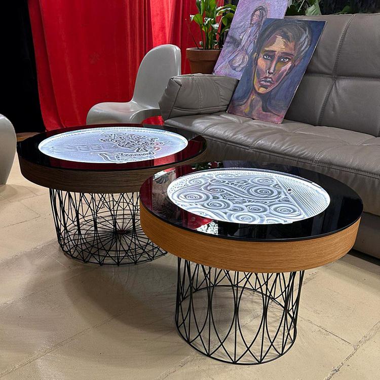 Кинетический журнальный стол Умо, S Umo Coffee Table Small, Black