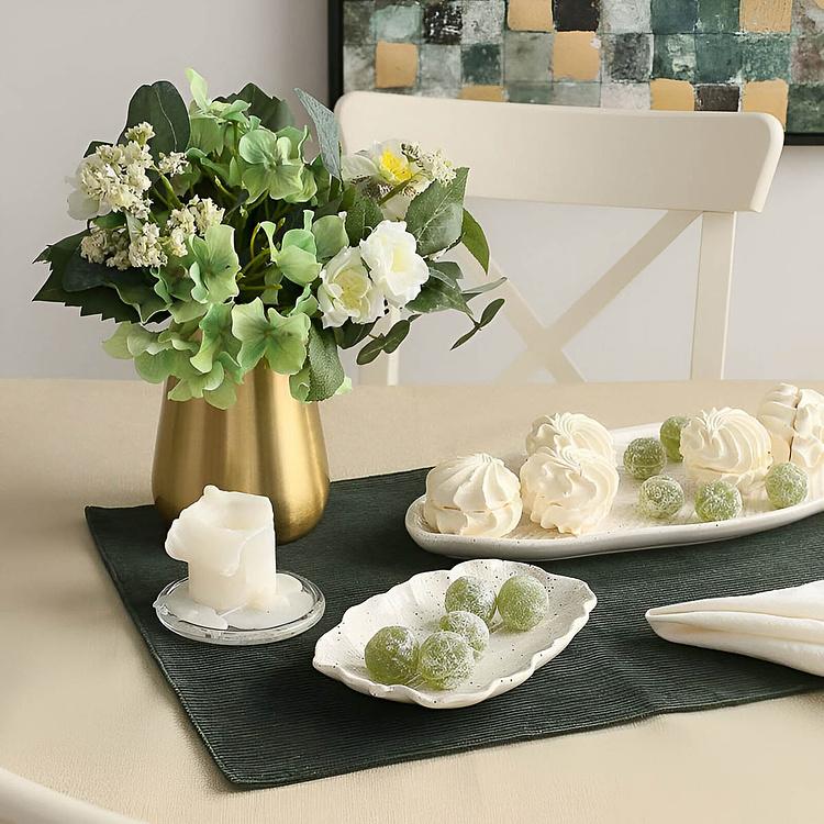 Длинное сервировочное блюдо-лист Зельда, L Zelda Plate Leaf Elongated Large