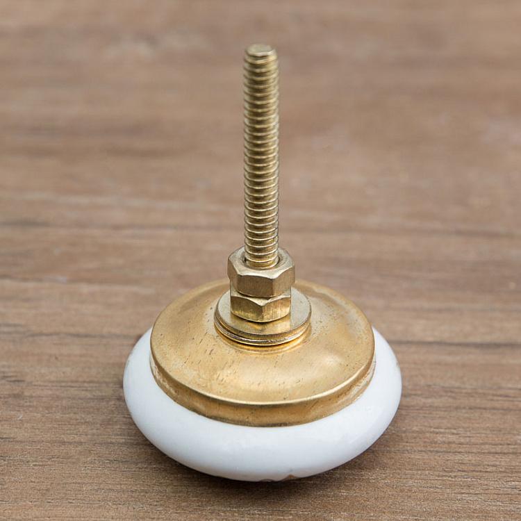 Мебельная ручка-кнопка Золотой цветок 2 Golden Flowers 2 Knob