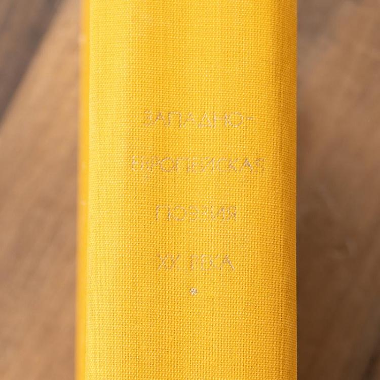 Винтажная книга Библиотека всемирной литературы, том 152. Западноевропейская поэзия XX века Vintage Book World Literature Library 152
