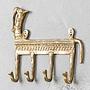 Ключница Camel Solid Brass Keys Rack 4 Hooks