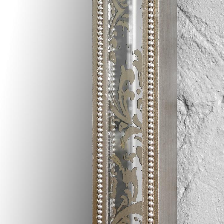 Зеркало с растительным золотистым орнаментом Wall Mirror With Pattern