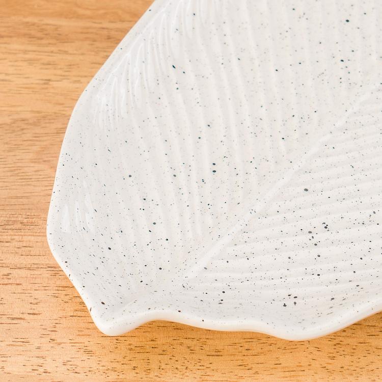 Длинное сервировочное блюдо-лист Зельда, L Zelda Plate Leaf Elongated Large