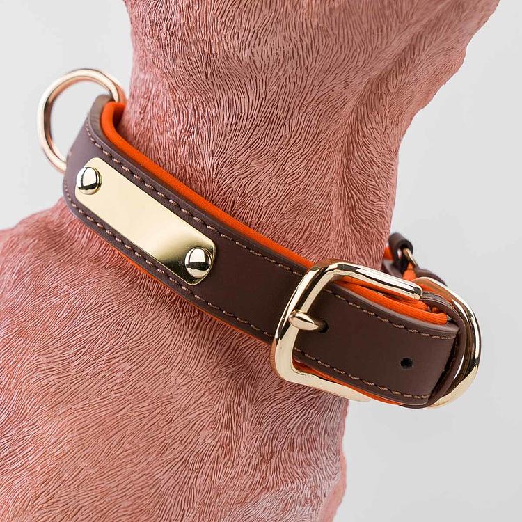 Статуэтка Собака Чарли в ошейнике Dog Charlie With Collar Pink
