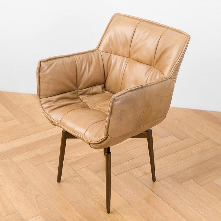 Кресло Центр, латунные ножки Center Armchair, Hammer Brass RM