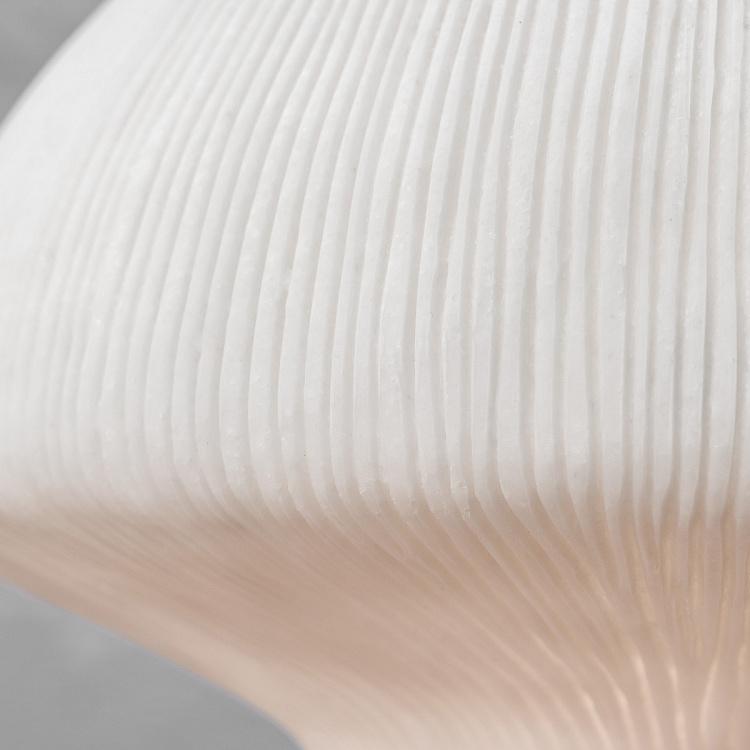 Ребристая настольная лампа с лампочкой внутри Гриб Ribbed Mushroom Lamp Large
