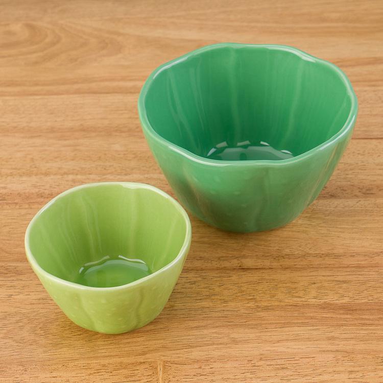 Зелёная пиала Пачи, L Pachy Bowl Large Dark Green