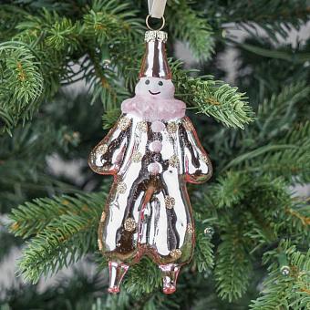 Glass Clown Pink 14 cm